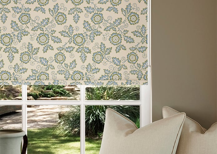Land & Shore River (Blackout), Green - Twist&Fit Roller Blind - Image 5